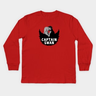 Captain Swan Kids Long Sleeve T-Shirt